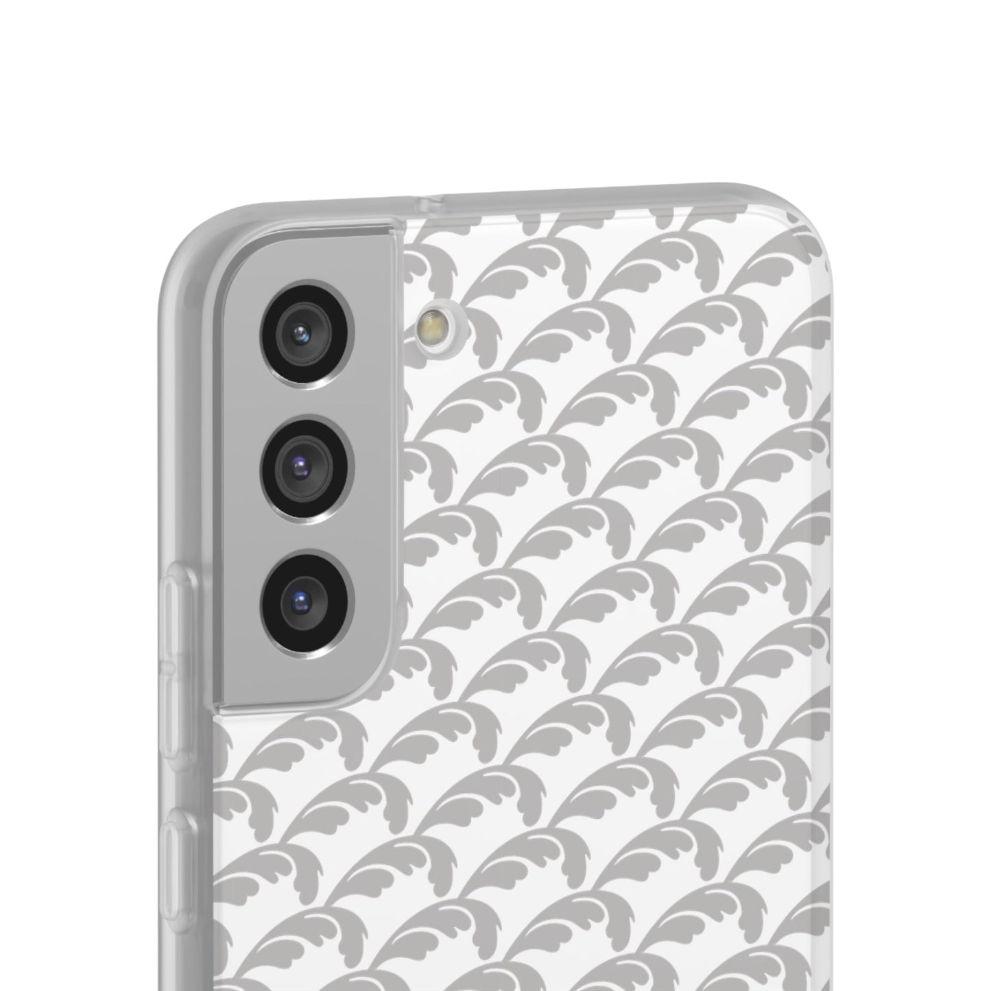 Beautiful Beloved Flourish (silver/white) - Flexi Phone Cases