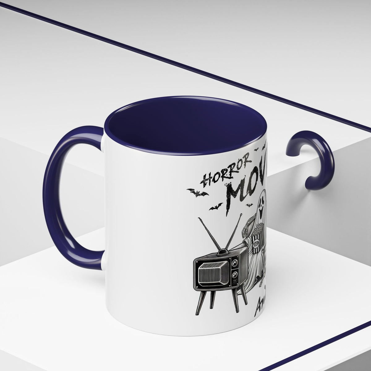 Horror Movies and Chill - Accent Coffee Mug (11, 15oz)