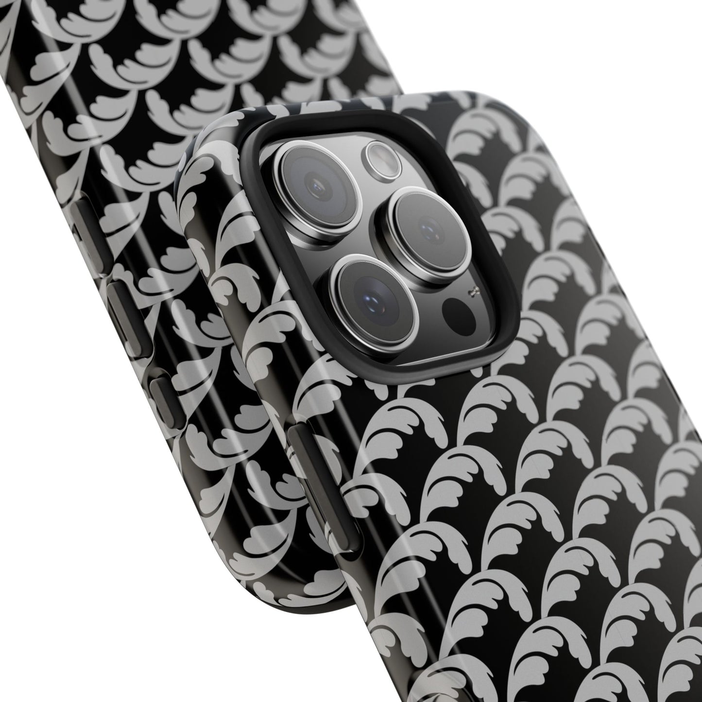 Beautiful Beloved One Flourish (silver/black) - Tough Phone Cases