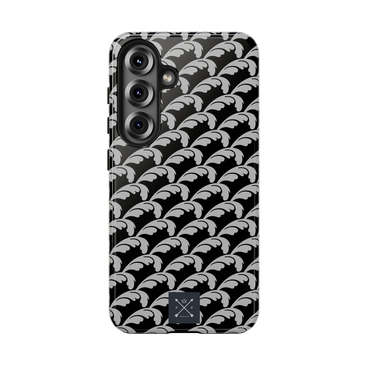 Beautiful Beloved One Flourish (silver/black) - Tough Phone Cases