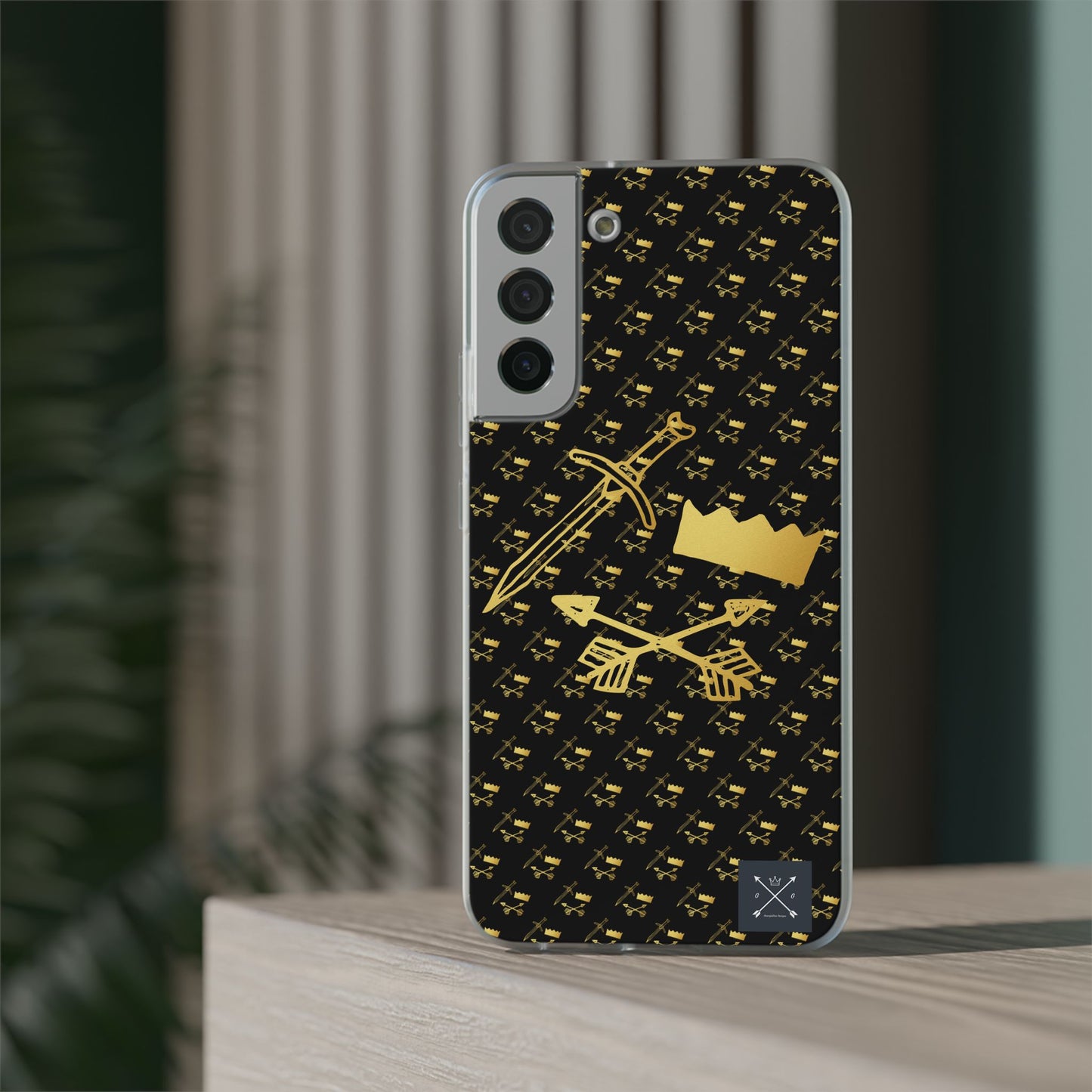 Gold and Bold Warrior - Flexi  Phone Cases