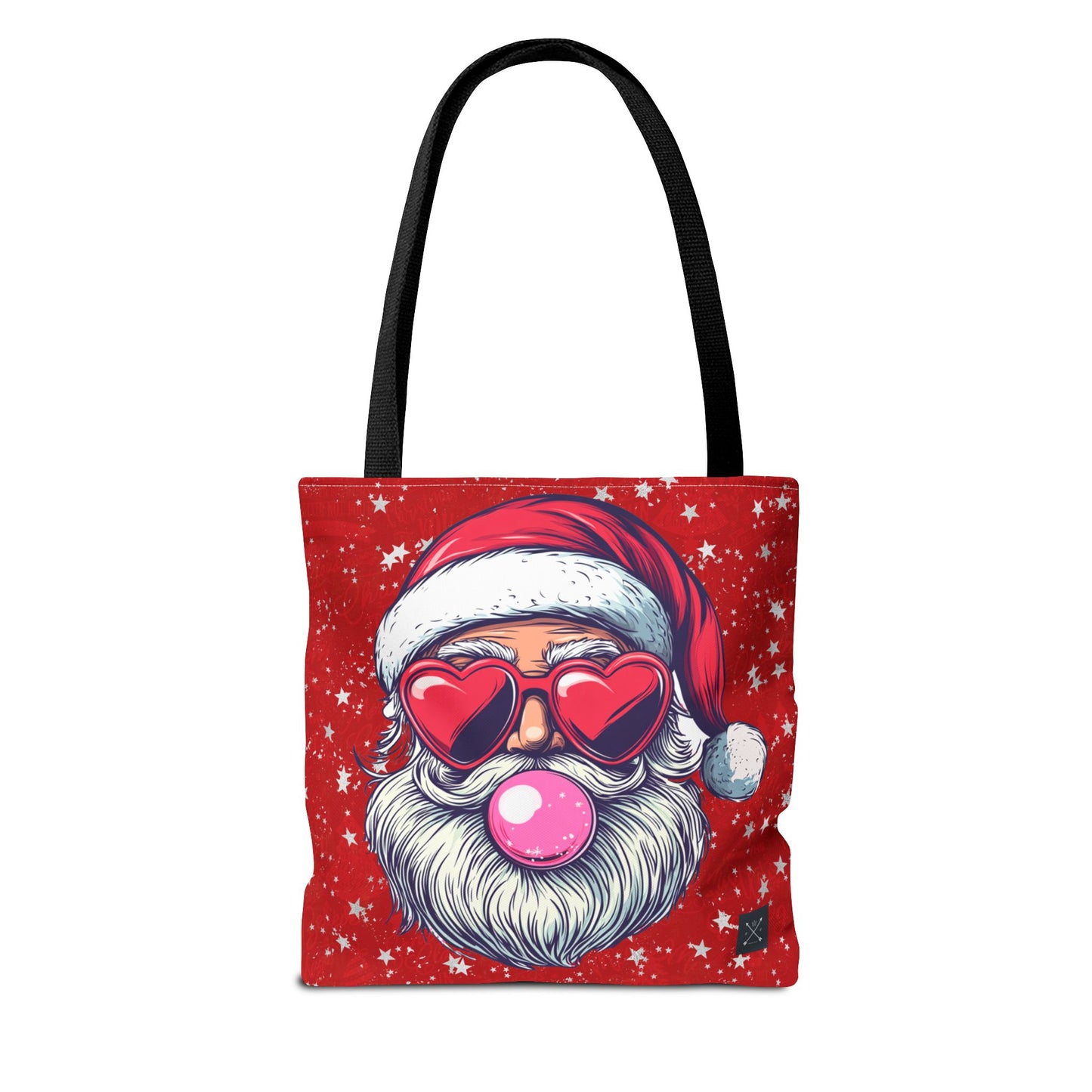 Retro Bubblegum Santa - Tote Bag (AOP)