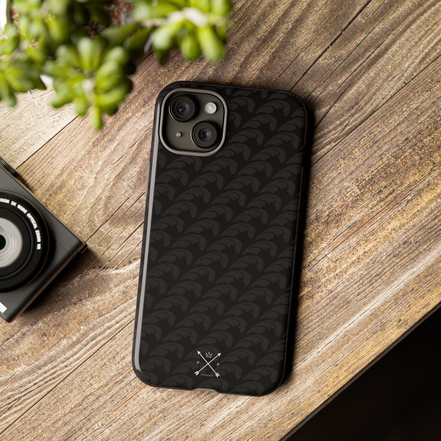 Beautiful Beloved One Flourish - Tough Phone Cases (black/black)