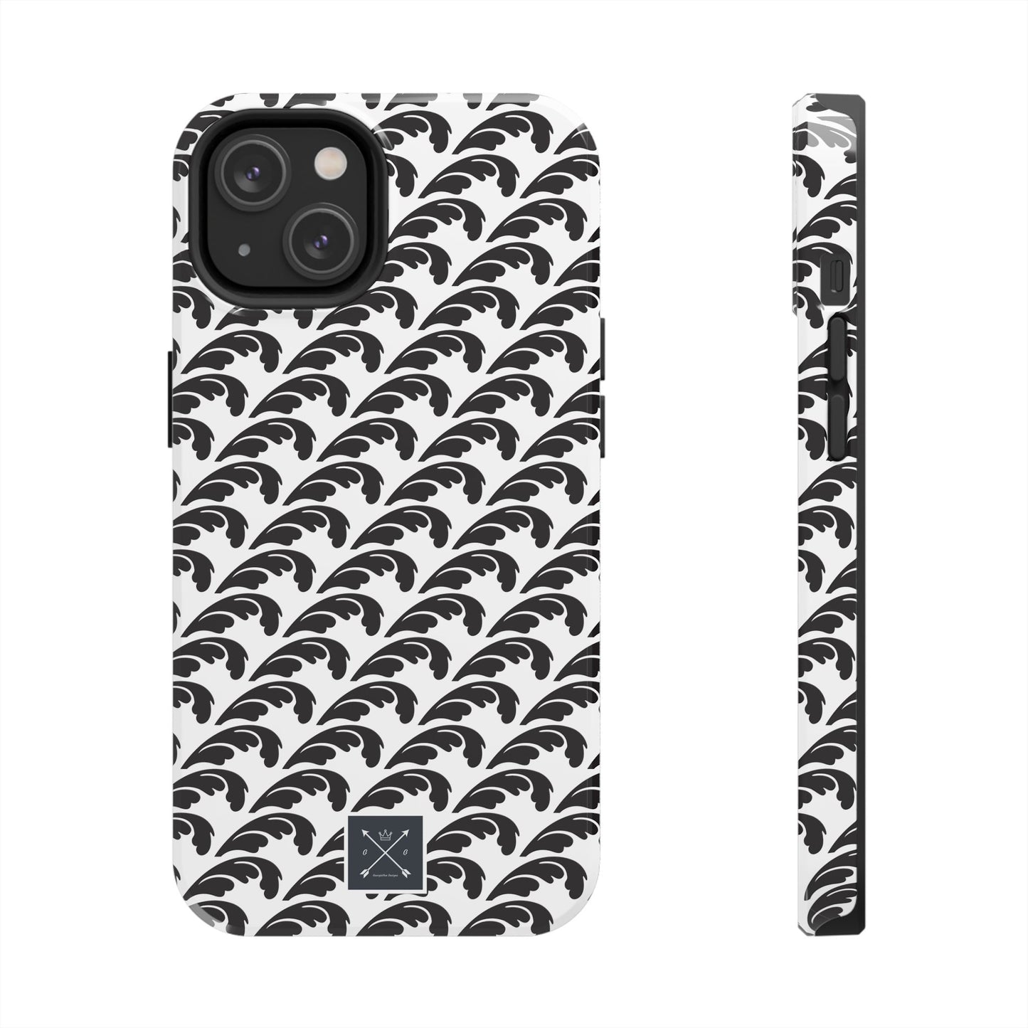 Beautiful Beloved One Flourish (black/white) - Tough Phone Cases