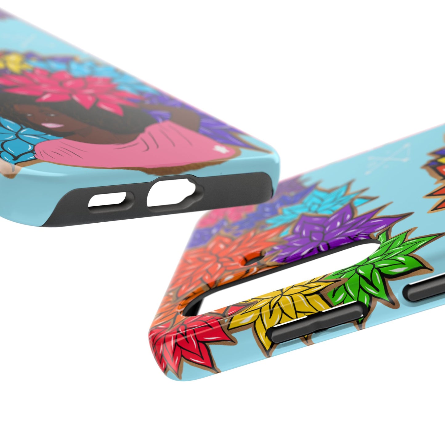 Beauty with Flowers - Tough Phone Cases