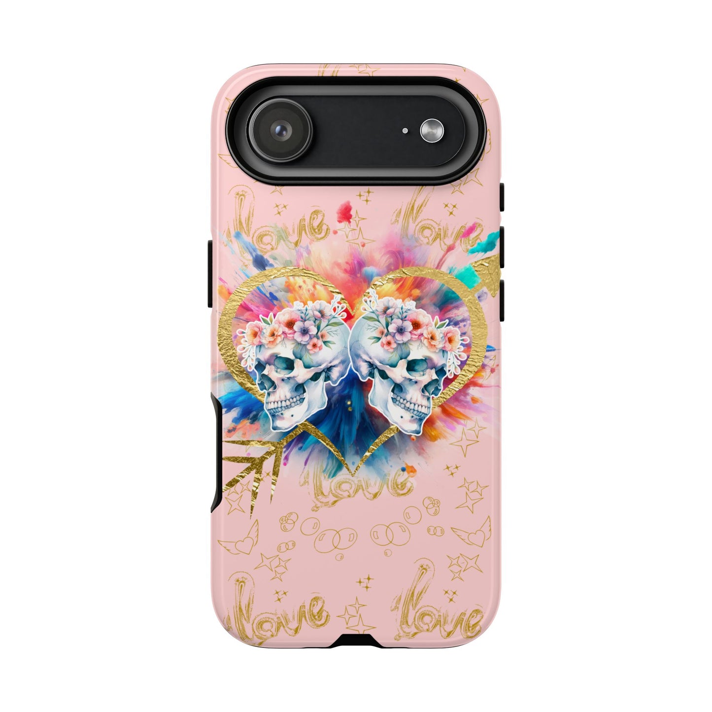 Love is Golden Watercolor (pink) - Tough Cases