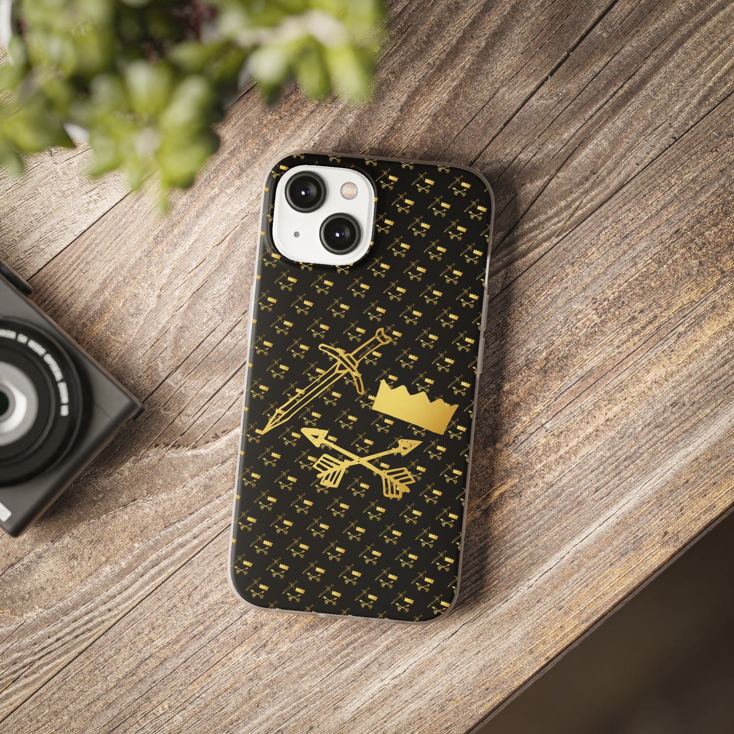 Gold and Bold Warrior - Flexi  Phone Cases