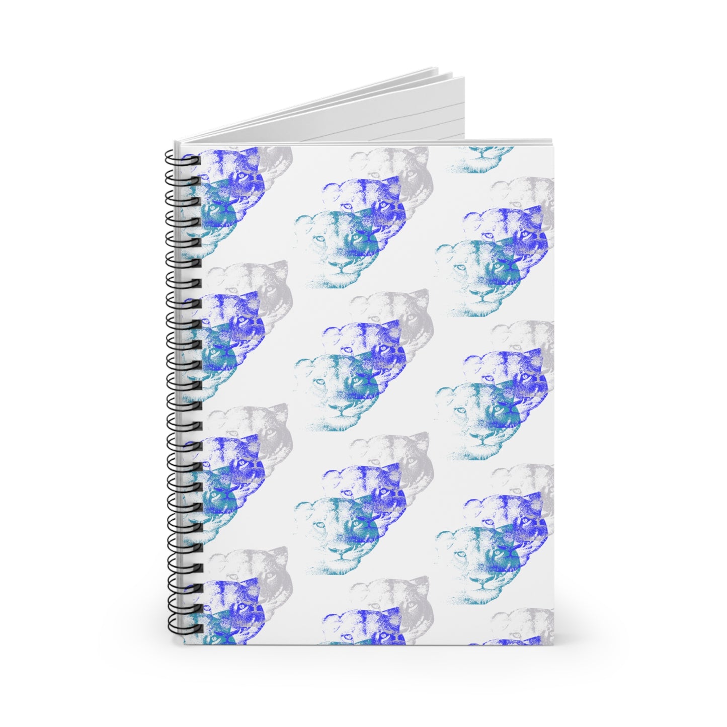 Lioness Arising - Spiral Notebook - Ruled Line - wht