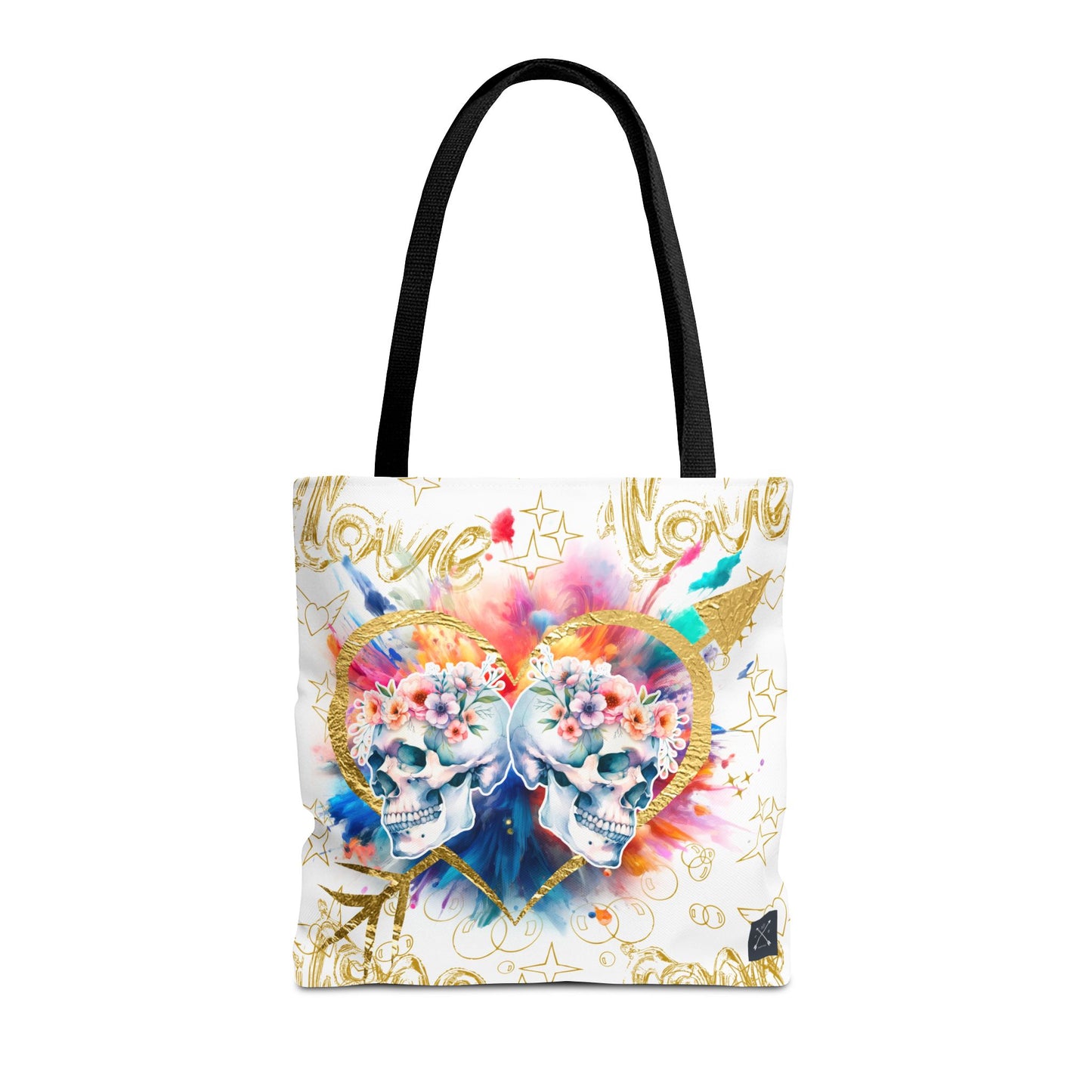 Love is Golden Watercolor - Tote Bag (AOP)