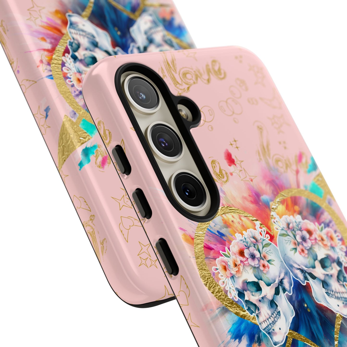 Love is Golden Watercolor (pink) - Tough Cases