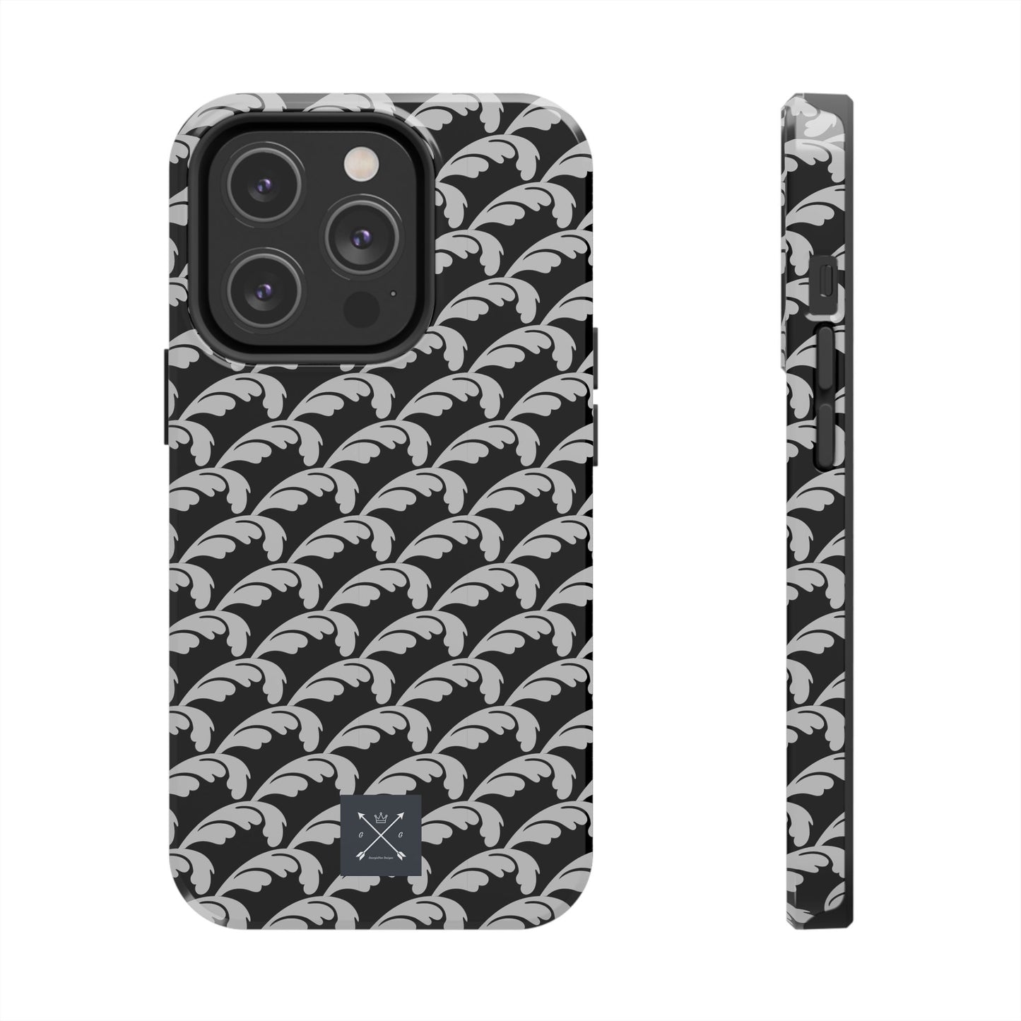 Beautiful Beloved One Flourish (silver/black) - Tough Phone Cases