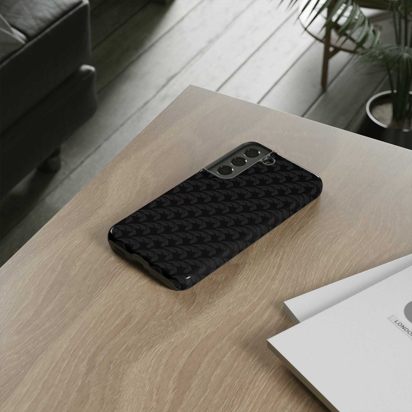 Beautiful Beloved One Flourish (black/black) - Tough Phone Cases