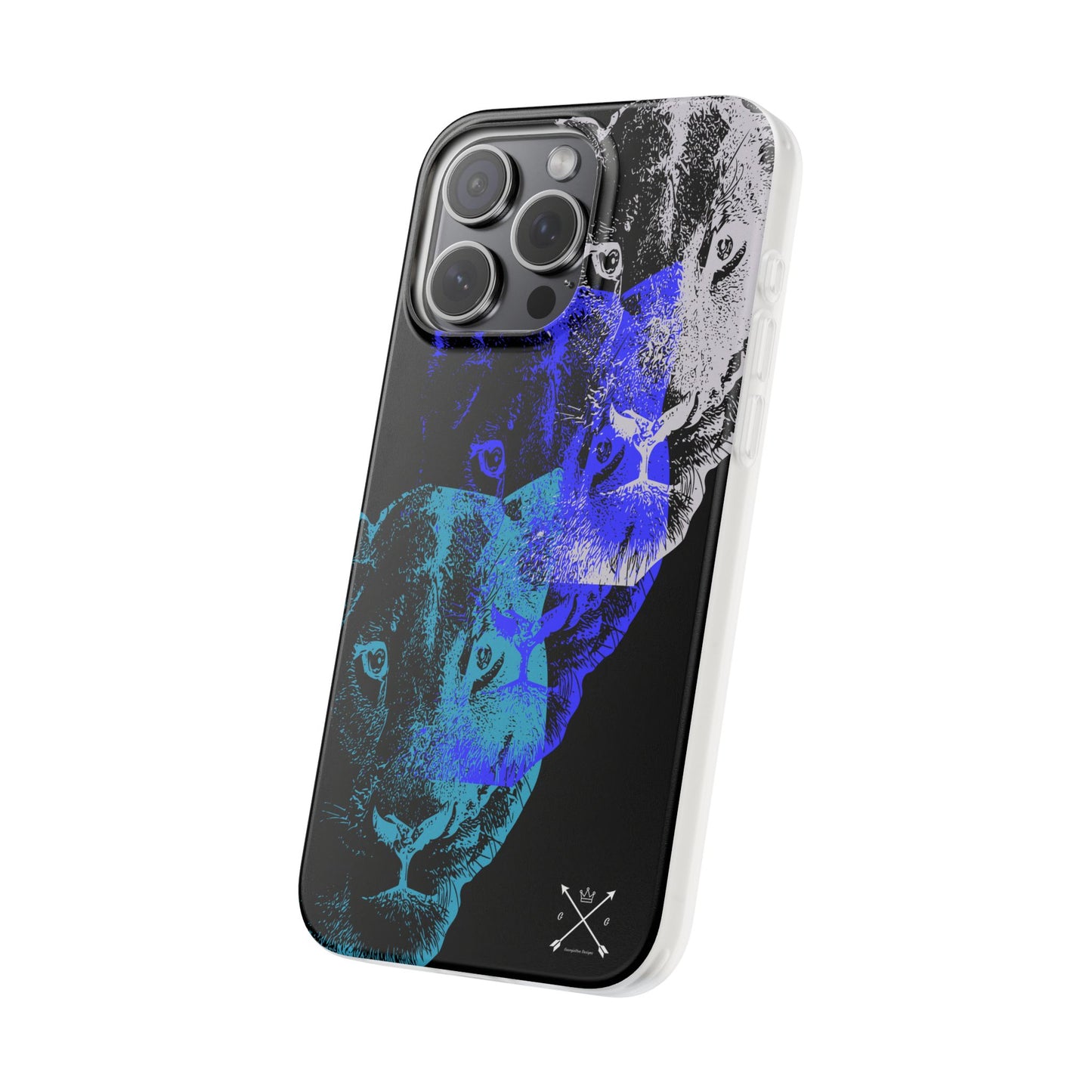 Lioness Arising (black/blue/silver) - Flexi Cases
