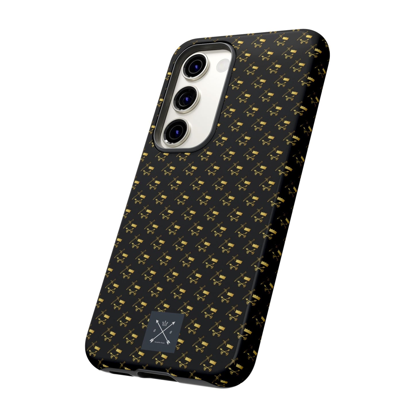 Gold and Bold Warrior Pattern - Tough Phone Cases