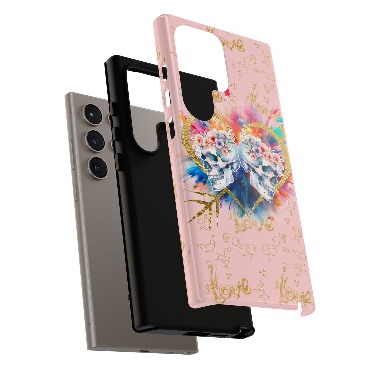 Love is Golden Watercolor (pink) - Tough Cases