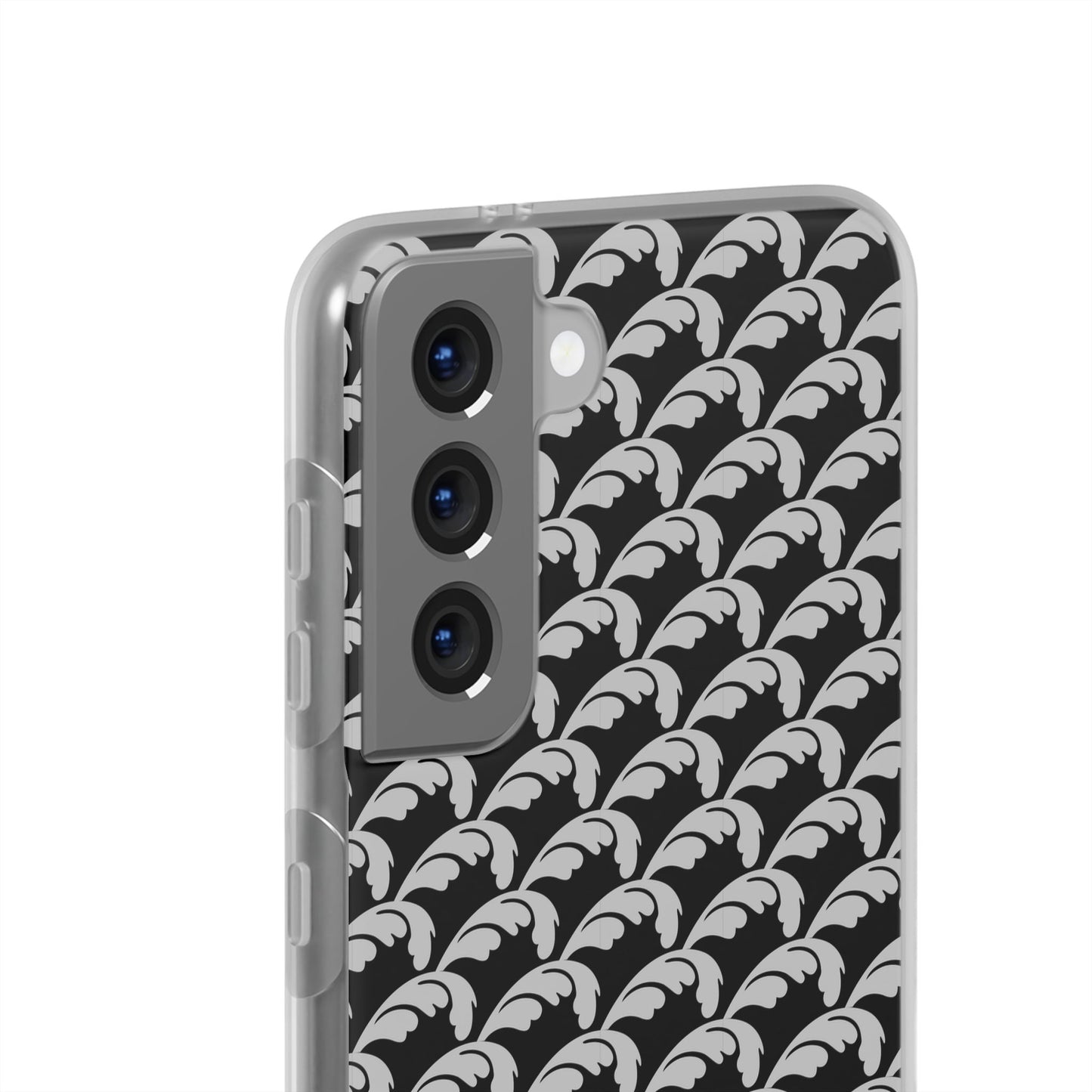 Beautiful Beloved Flourish (silver/black) - Flexi Phone Cases