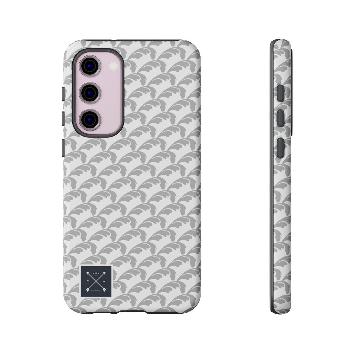 Beautiful Beloved Flourish (silver/white) - Tough Phone Cases