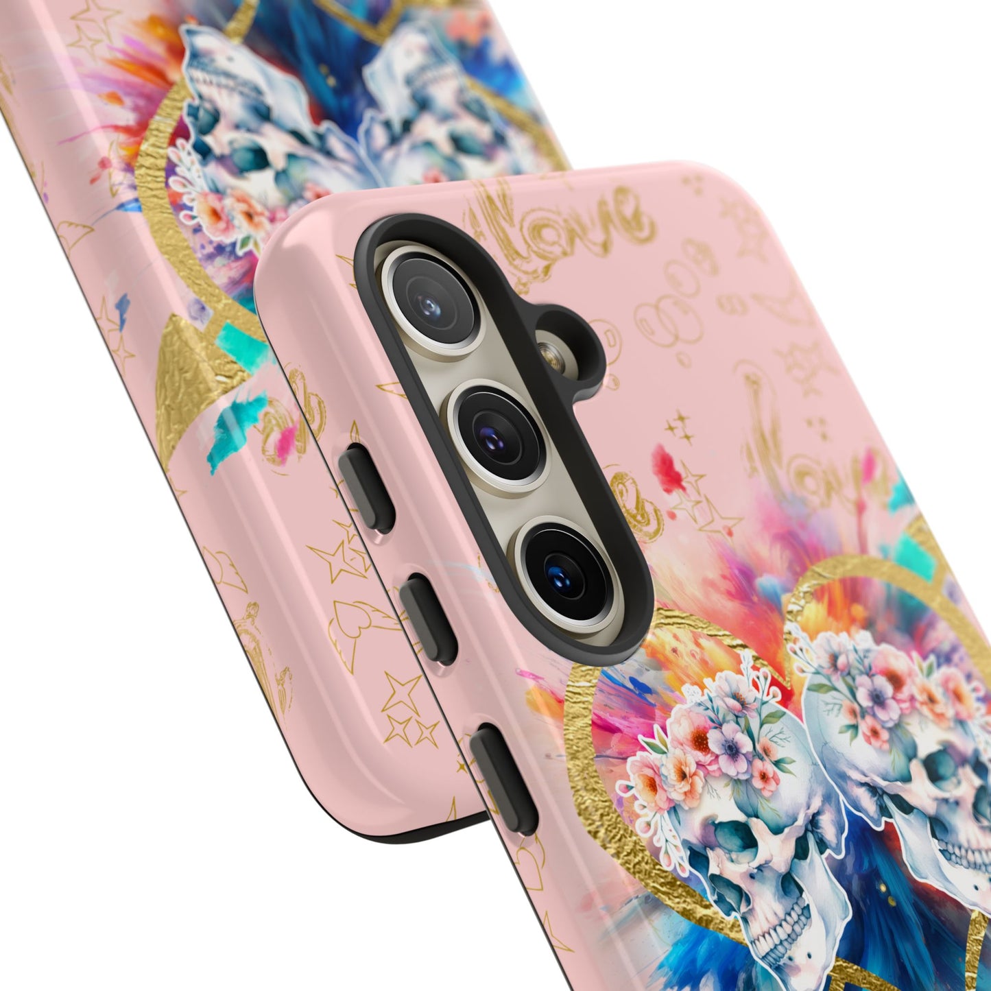 Love is Golden Watercolor (pink) - Tough Cases