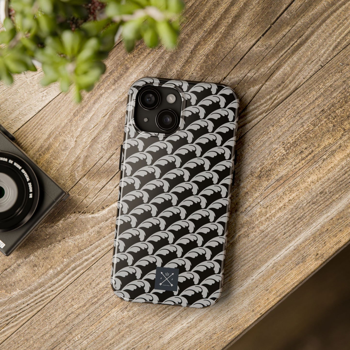 Beautiful Beloved One Flourish (silver/black) - Tough Phone Cases