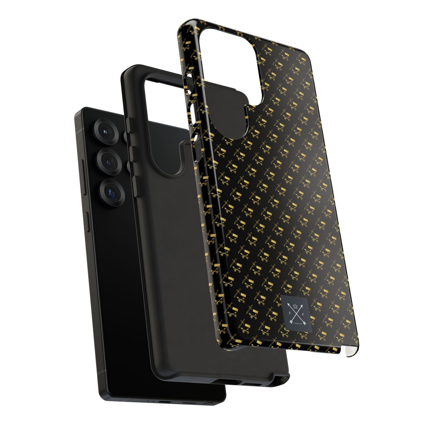 Gold and Bold Warrior Pattern - Tough Phone Cases