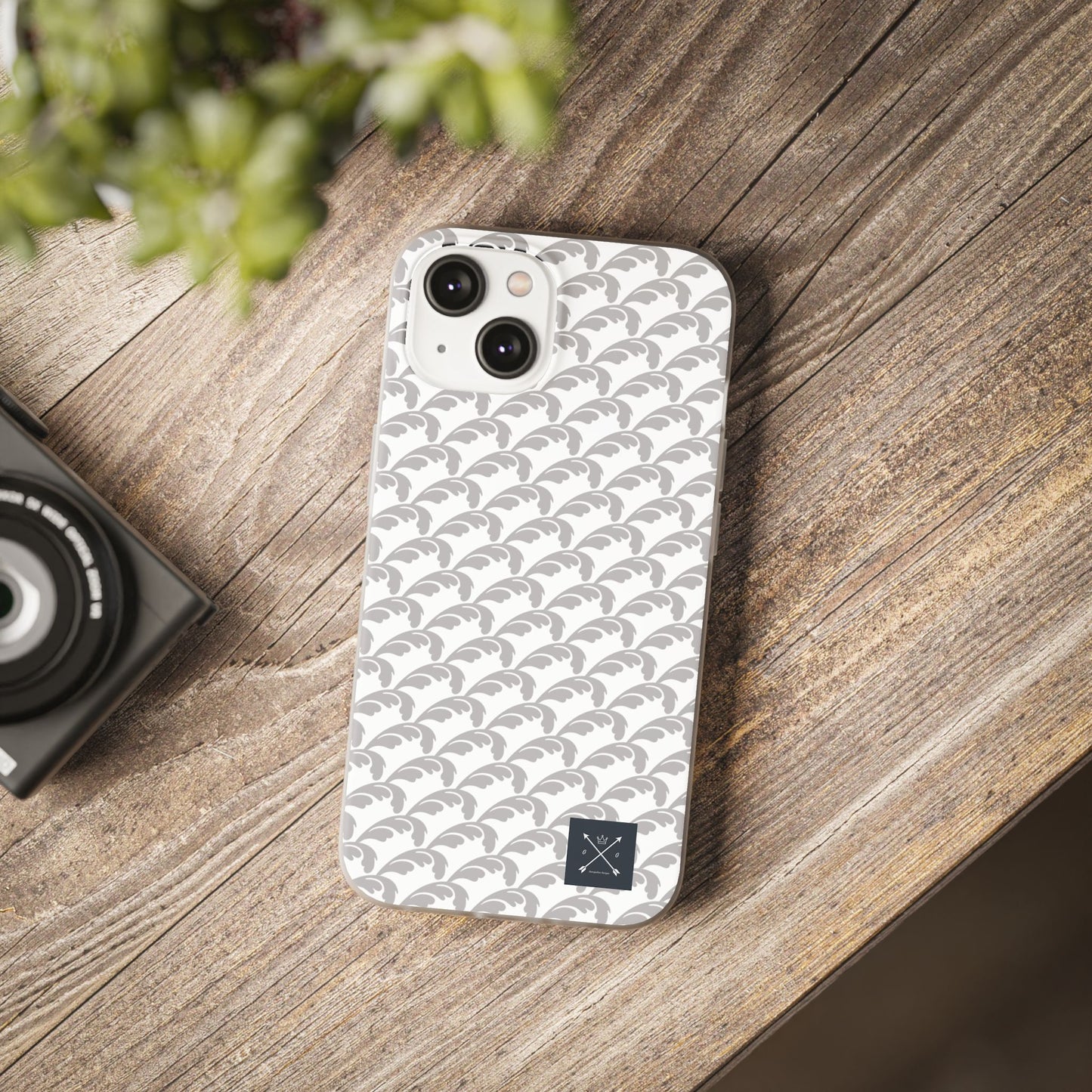 Beautiful Beloved Flourish (silver/white) - Flexi Phone Cases