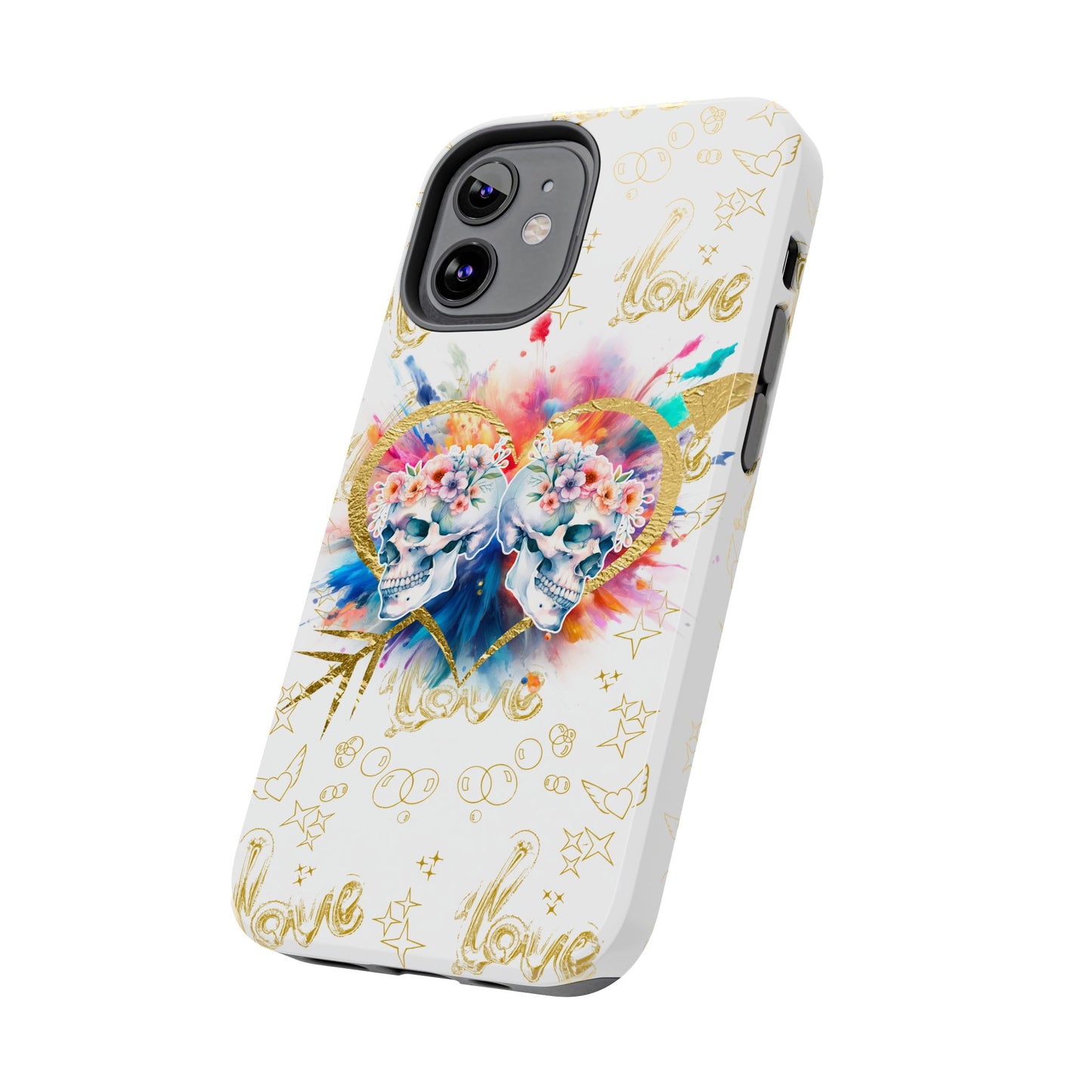 Love is Golden Watercolor - Tough Phone Cases