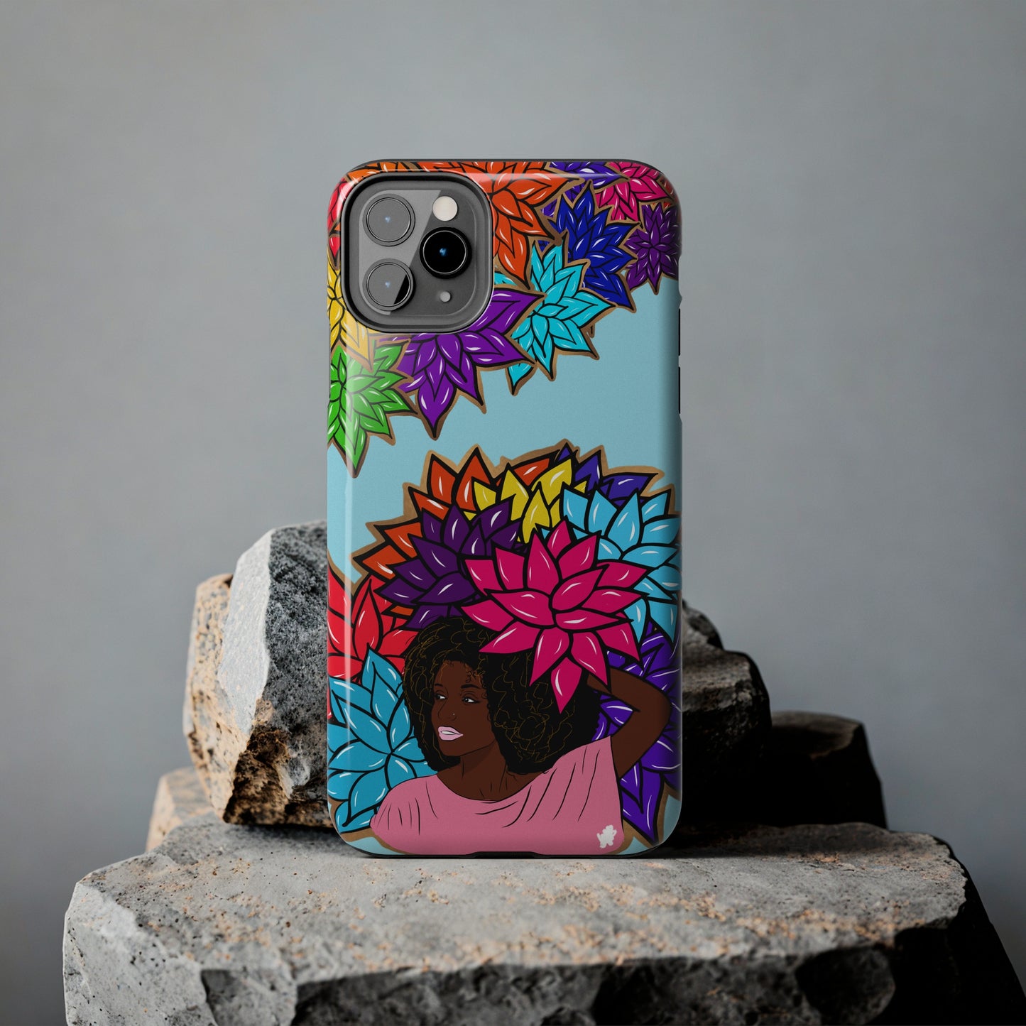 Beauty with Flowers - Tough Phone Cases