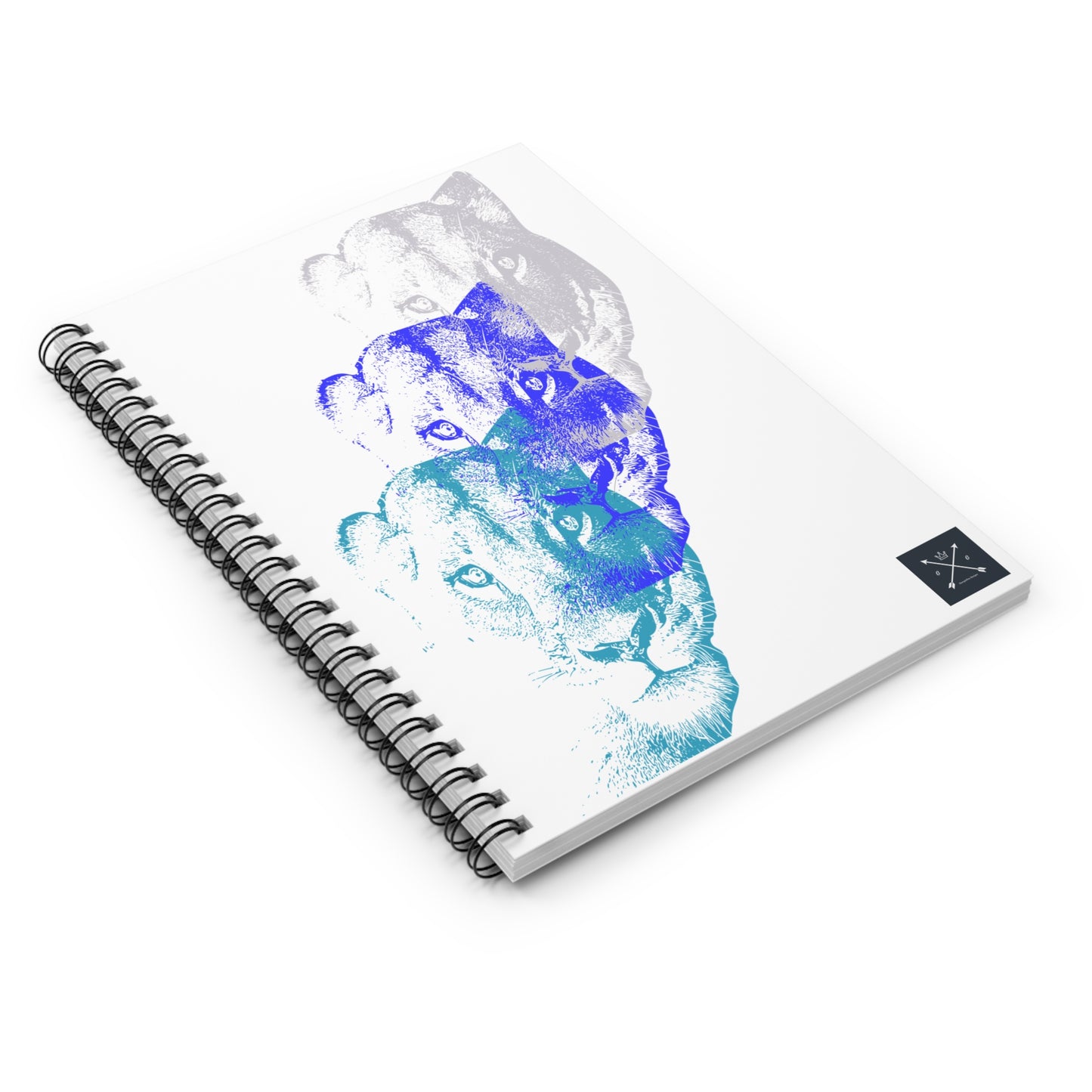 Lioness Arising - Spiral Notebook - Ruled Line - wht