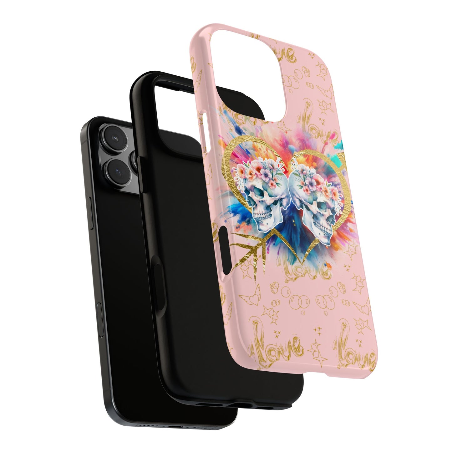 Love is Golden Watercolor (pink) - Tough Cases