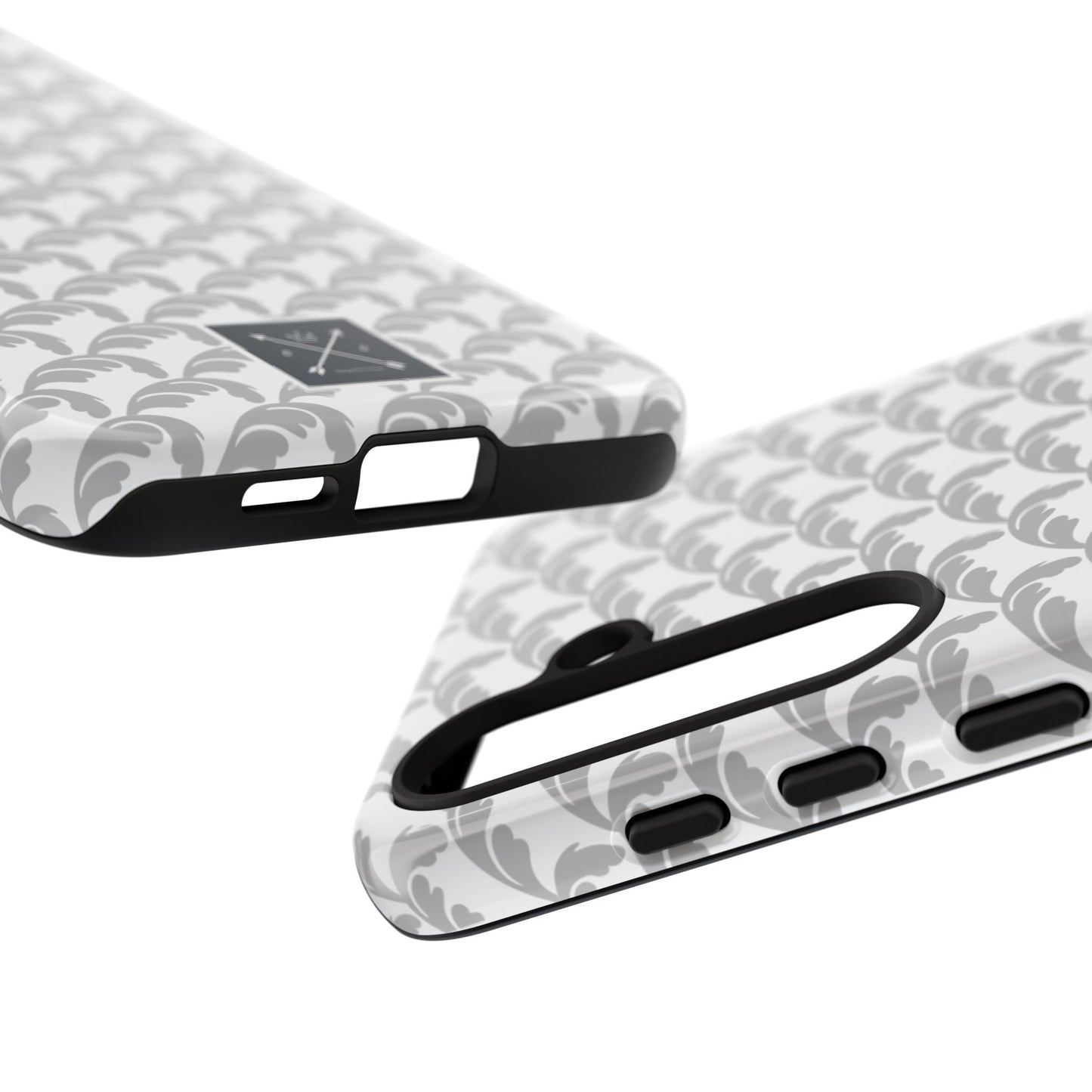 Beautiful Beloved Flourish (silver/white) - Tough Phone Cases