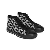 Women's Beautiful Beloved One (Silver and Black) -  High-top Sneakers