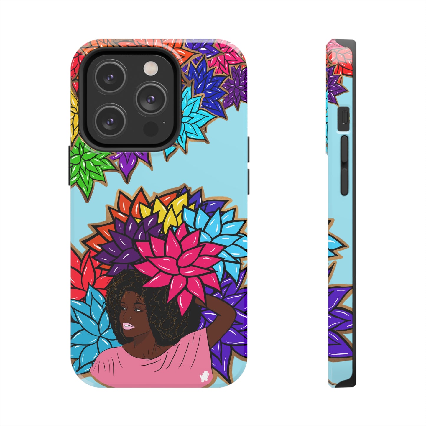 Beauty with Flowers - Tough Phone Cases