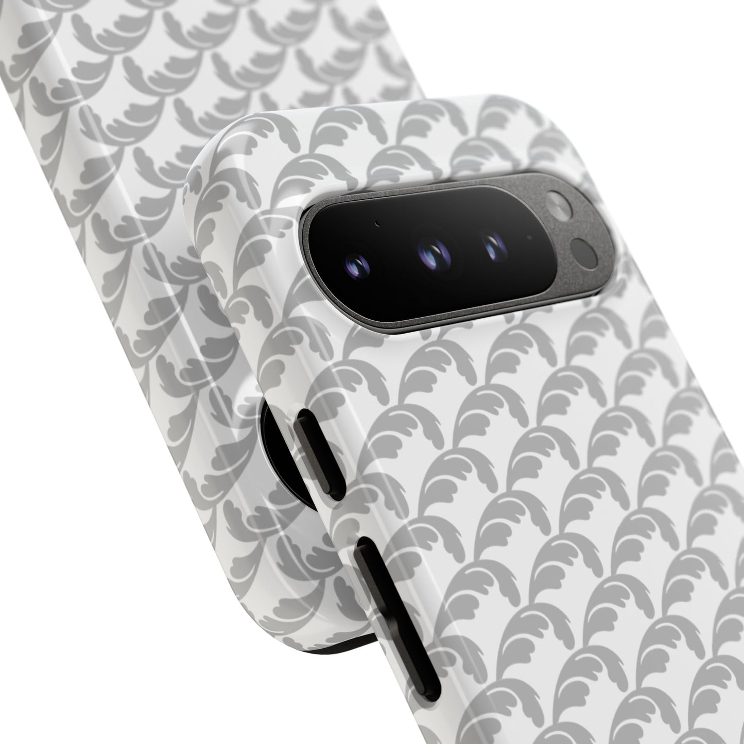 Beautiful Beloved Flourish (silver/white) - Tough Phone Cases