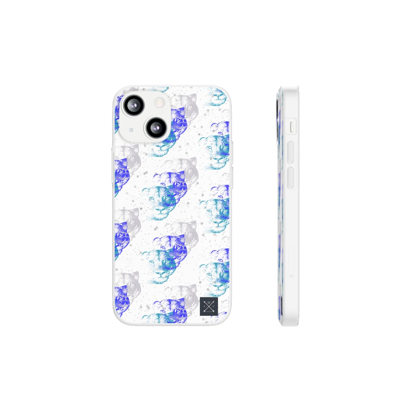 Lioness Arising (white/blue) - Flexi Phone Cases