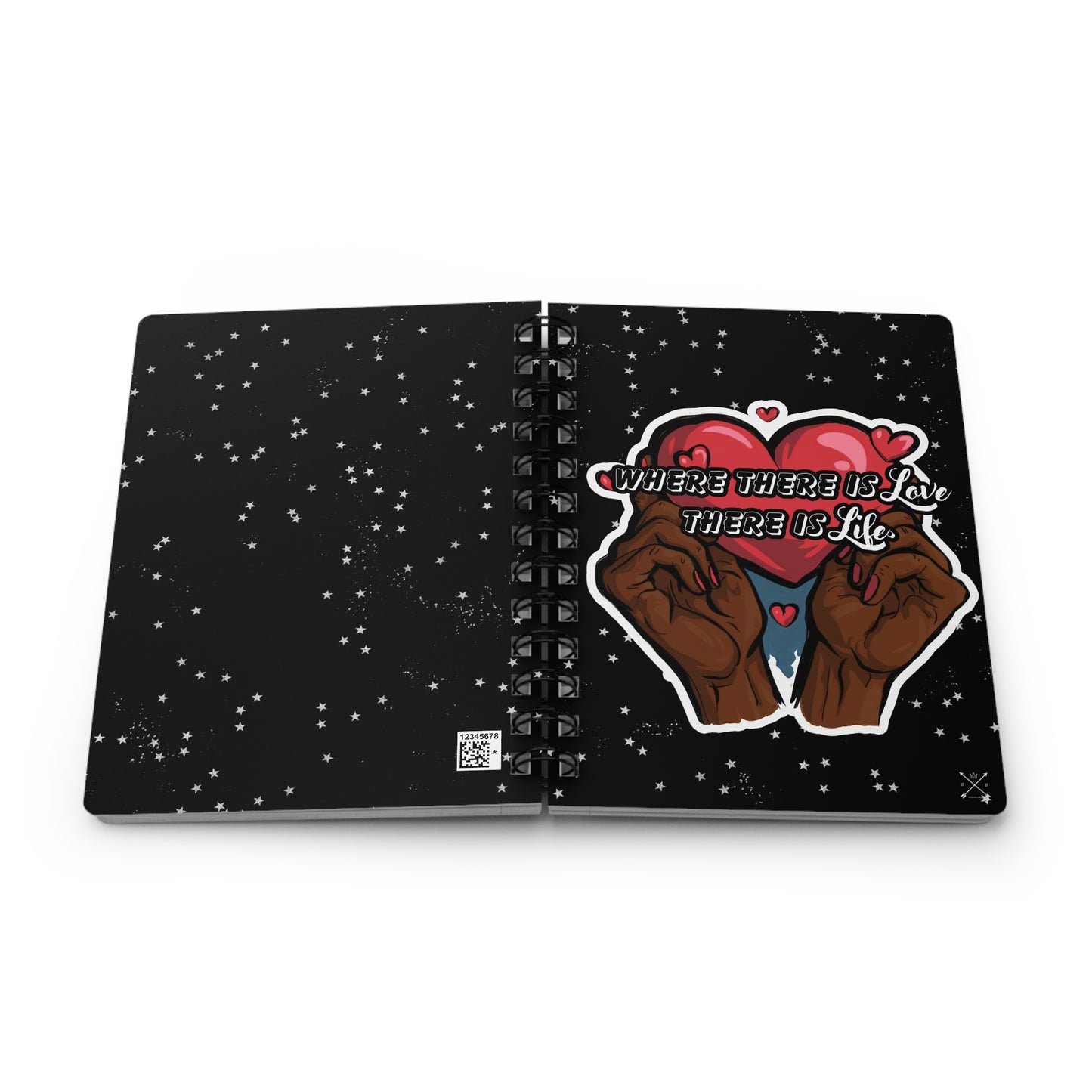 Inspirational Spiral Notebook - Love & Life Quote