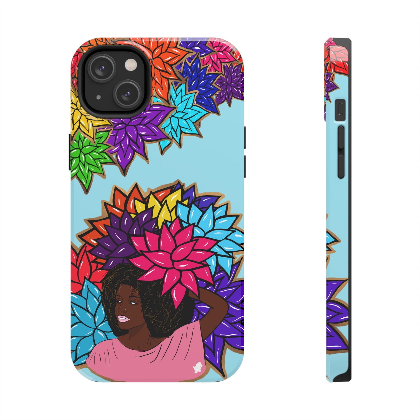 Beauty with Flowers - Tough Phone Cases