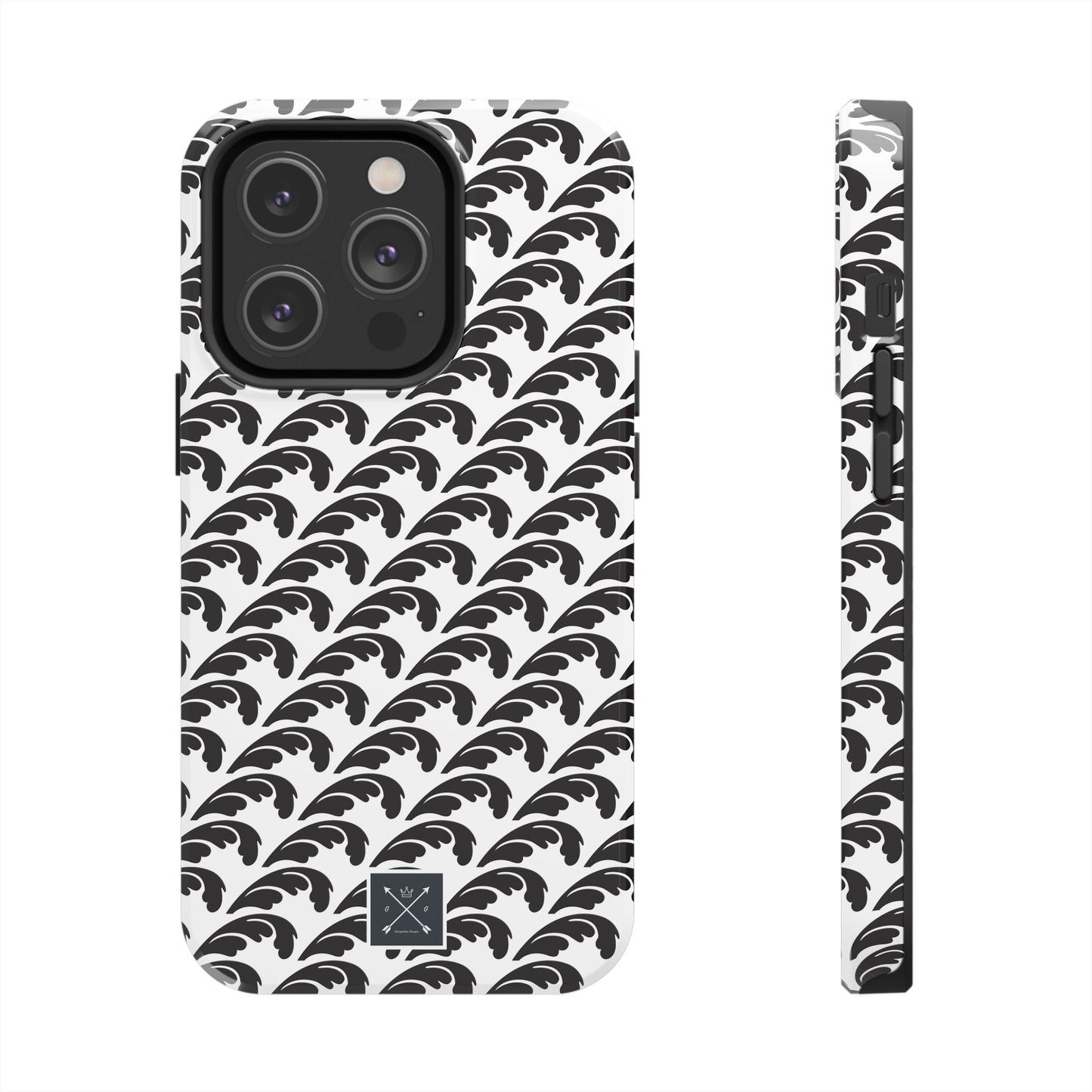 Beautiful Beloved One Flourish (black/white) - Tough Phone Cases