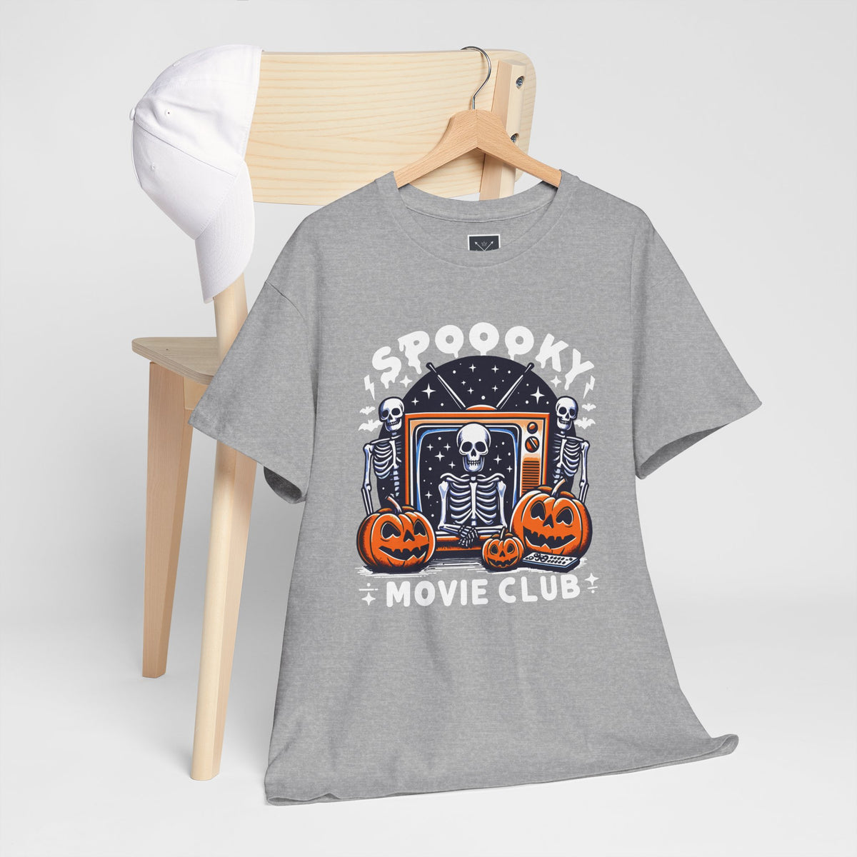 Spooky Movie Club -  Unisex Cotton Tee