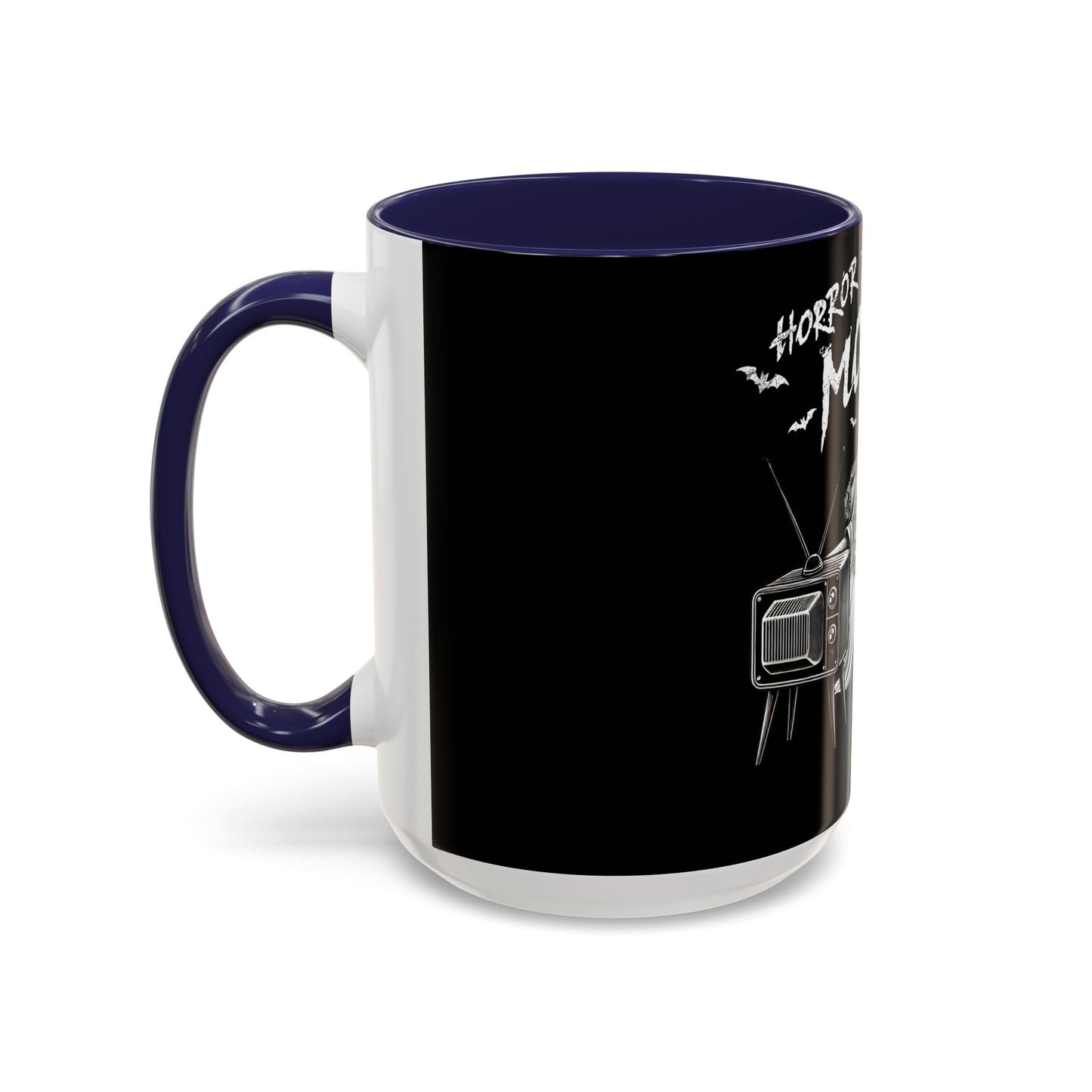 Horror Movies and Chill - Accent Coffee Mug (11, 15oz)