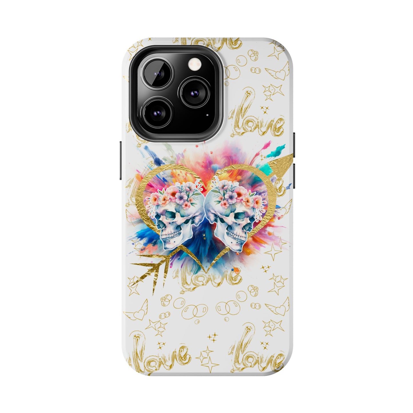 Love is Golden Watercolor - Tough Phone Cases