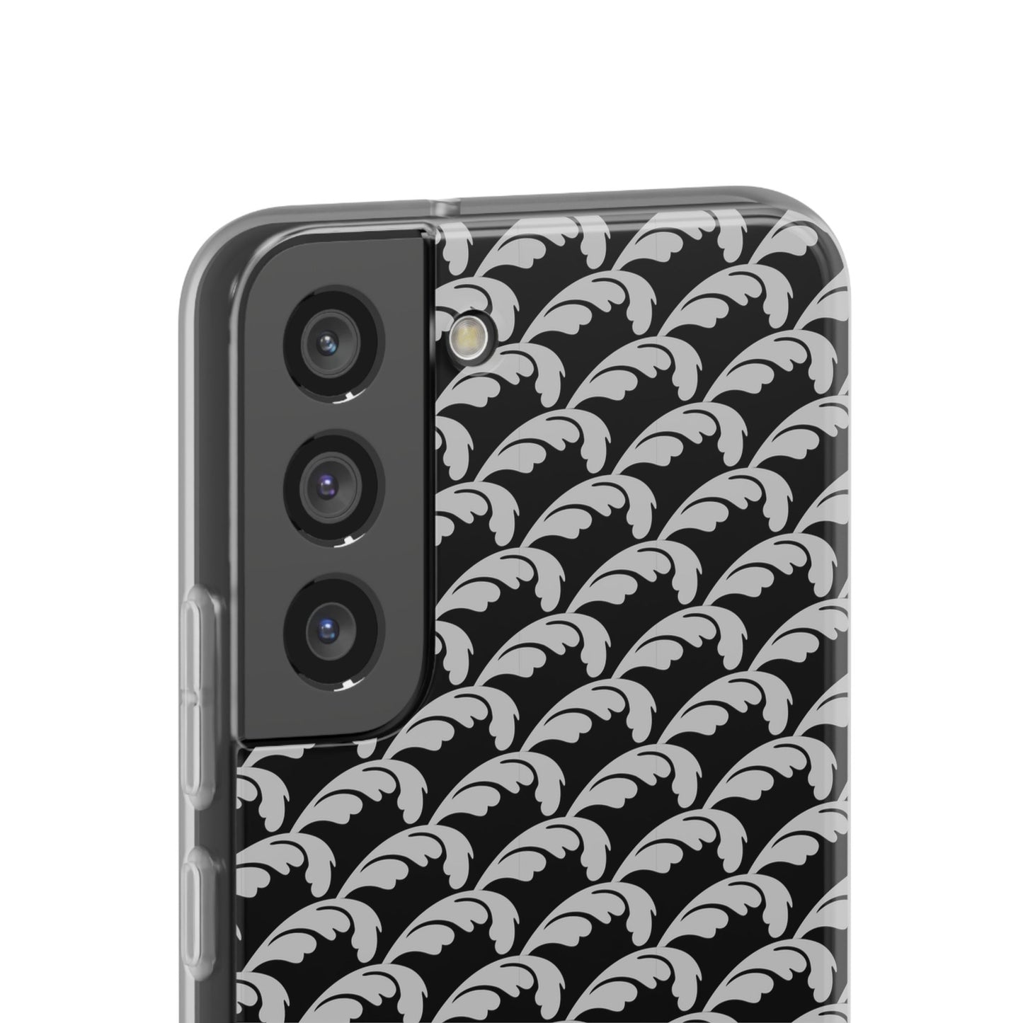 Beautiful Beloved Flourish (silver/black) - Flexi Phone Cases