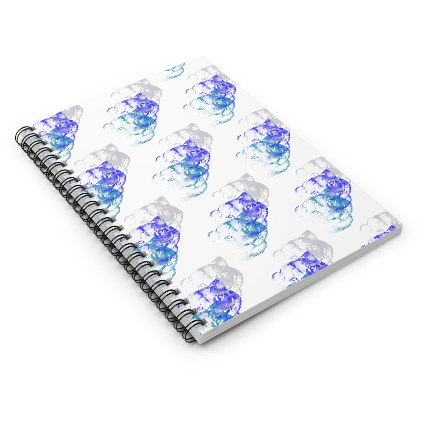 Lioness Arising - Spiral Notebook - Ruled Line - wht