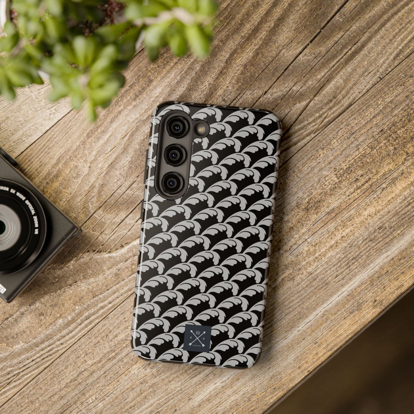 Beautiful Beloved One Flourish (silver/black) - Tough Phone Cases