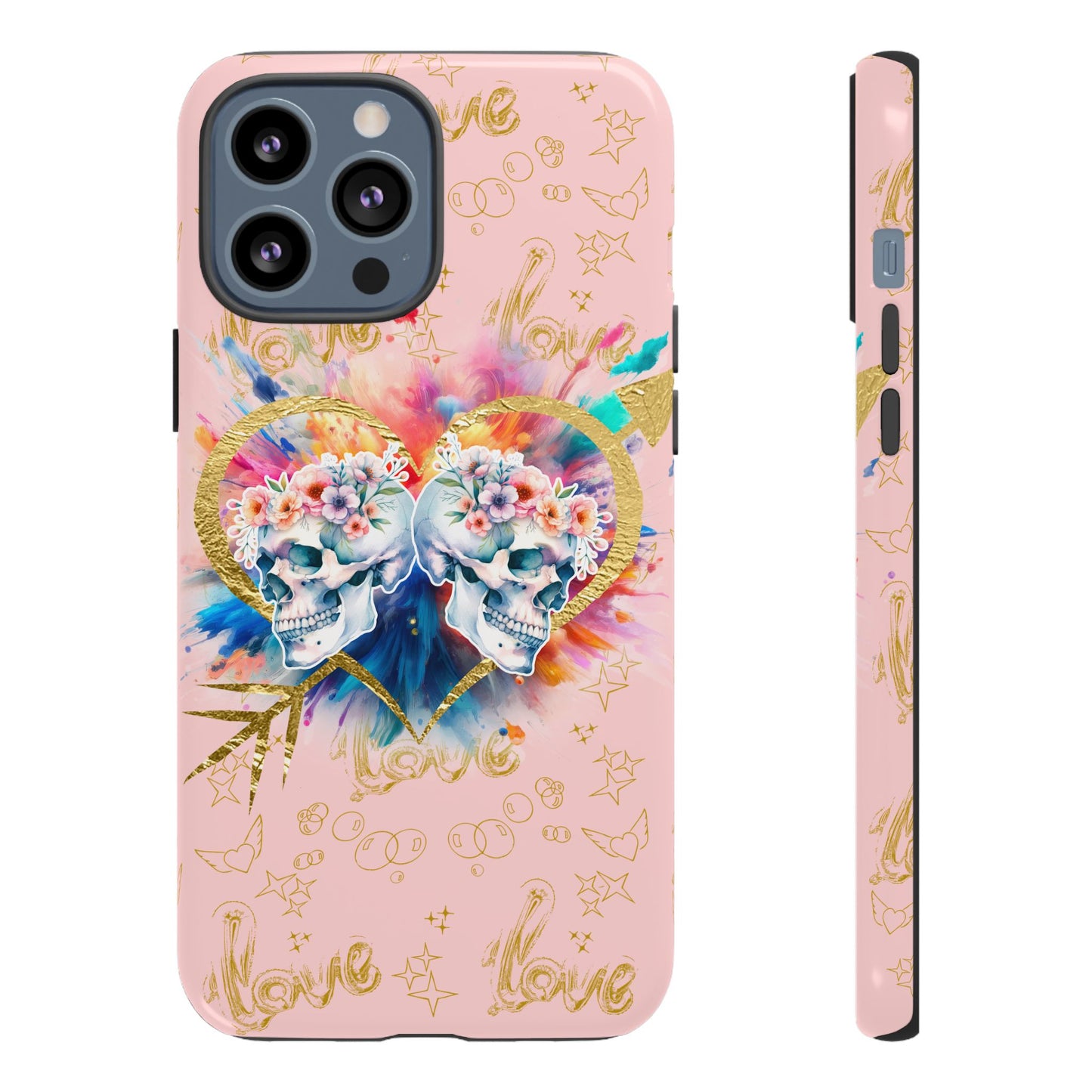 Love is Golden Watercolor (pink) - Tough Cases