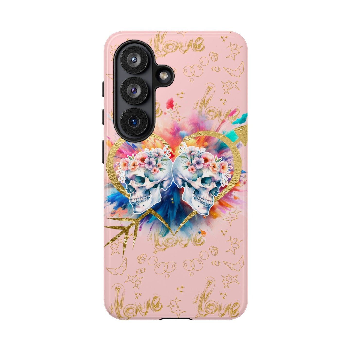 Love is Golden Watercolor (pink) - Tough Cases