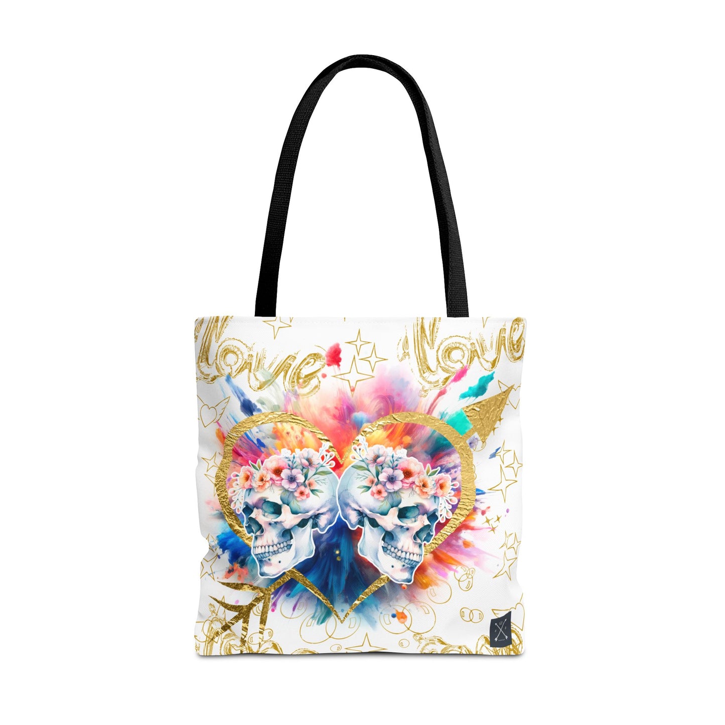 Love is Golden Watercolor - Tote Bag (AOP)