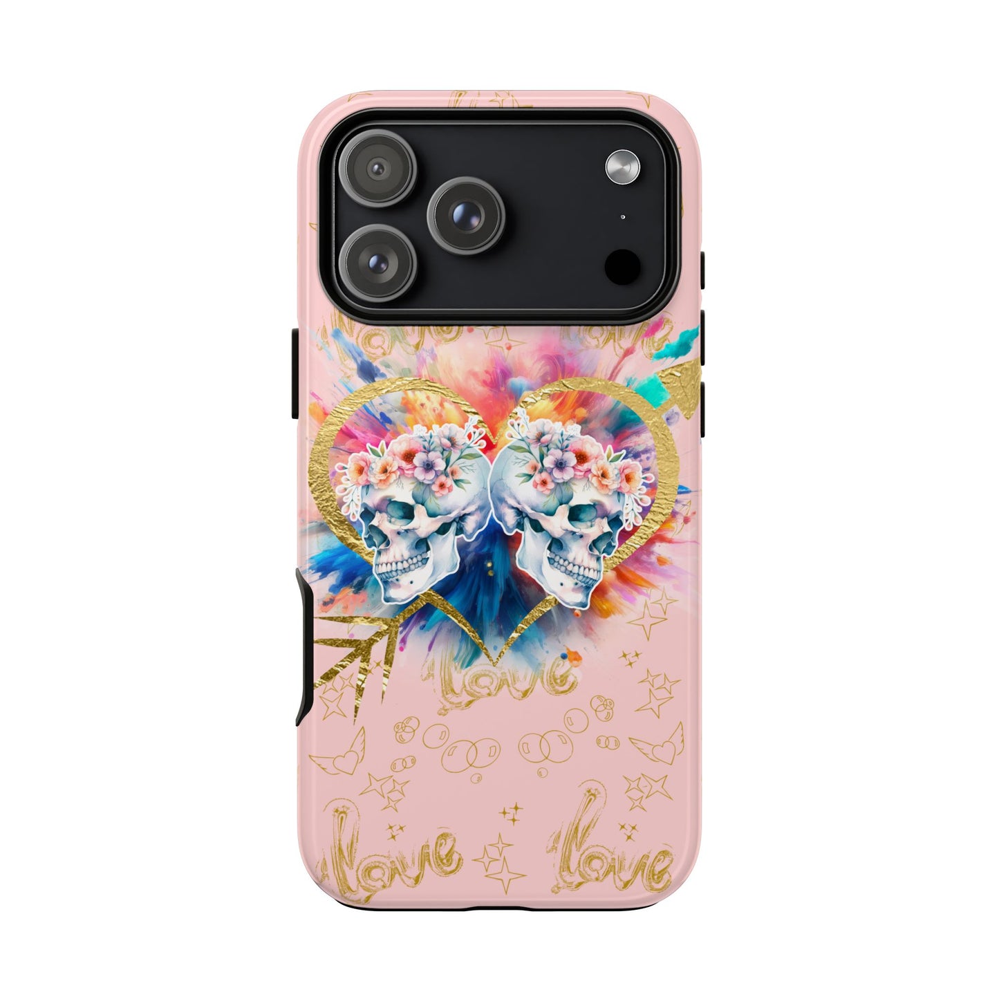 Love is Golden Watercolor (pink) - Tough Cases