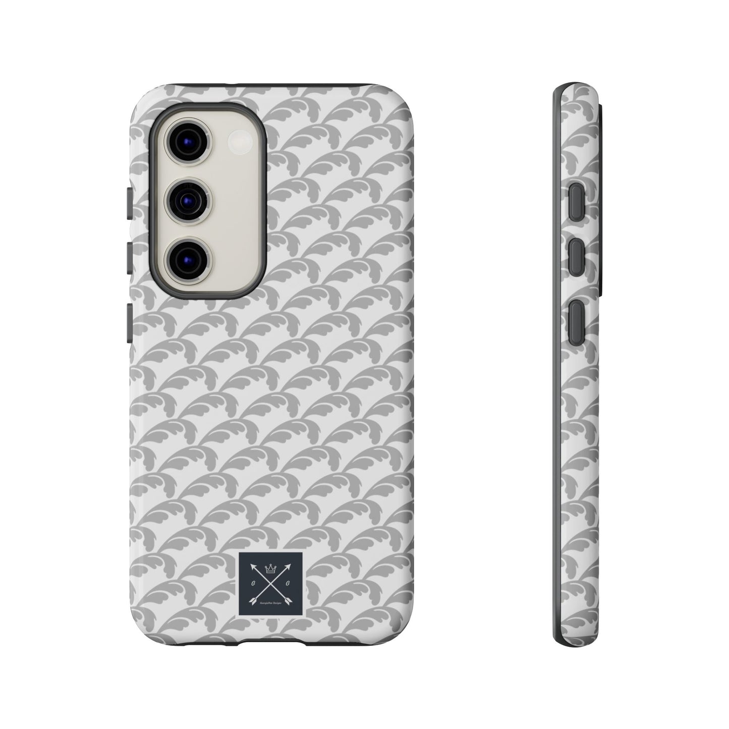 Beautiful Beloved Flourish (silver/white) - Tough Phone Cases