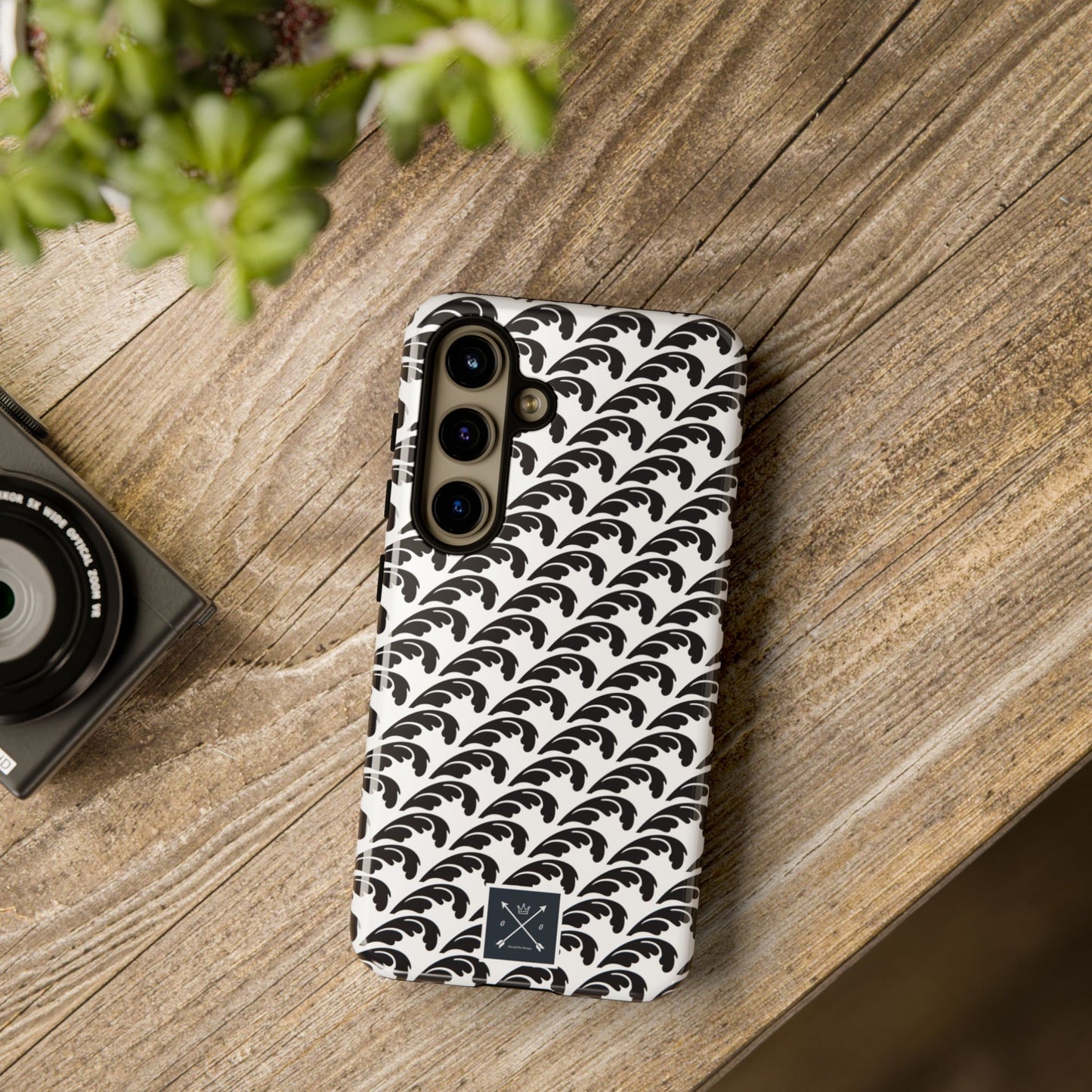 Beautiful Beloved One Flourish (black/white) - Tough Phone Cases