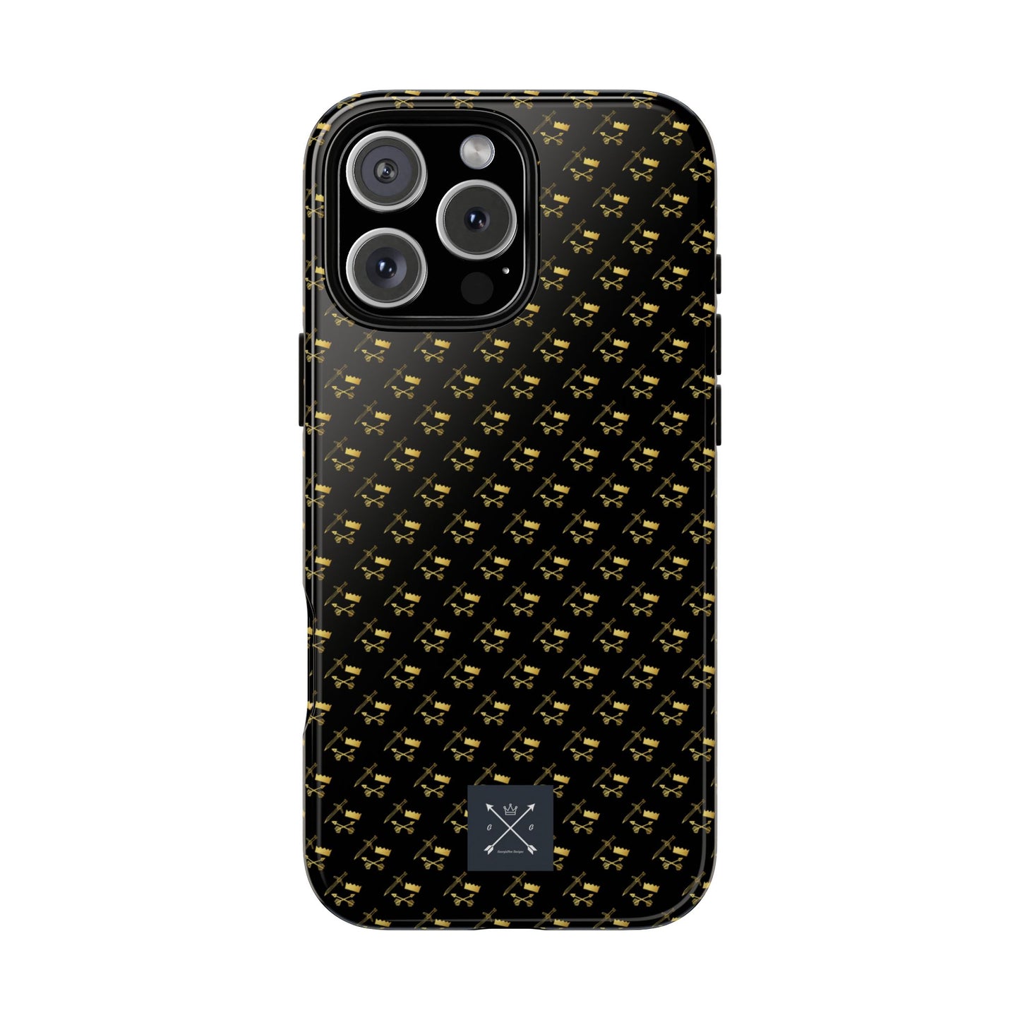 Gold and Bold Warrior Pattern - Tough Phone Cases